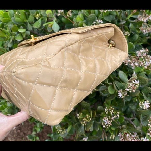 ❤️🔥FINAL SALE!!!❤️🔥CHANEL COATED CANVAS CLASSIC JUMBO SINGLE FLAP CROSSBODY - Picture 10 of 16